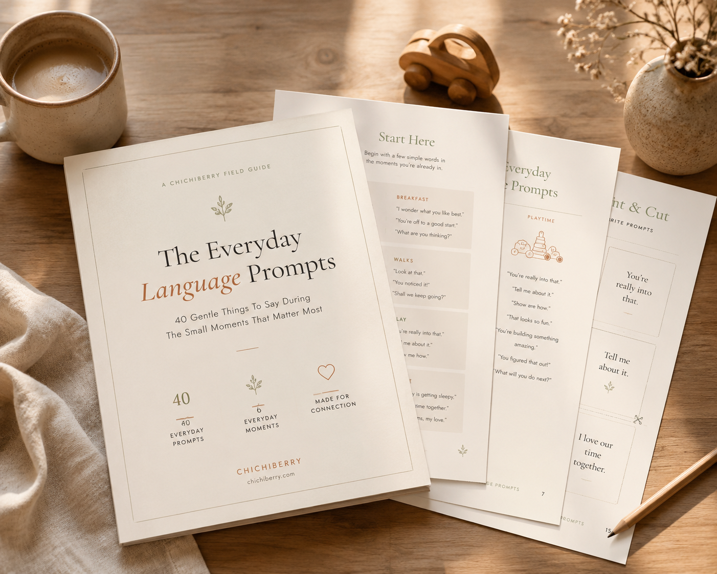 The Everyday Language Prompts printable