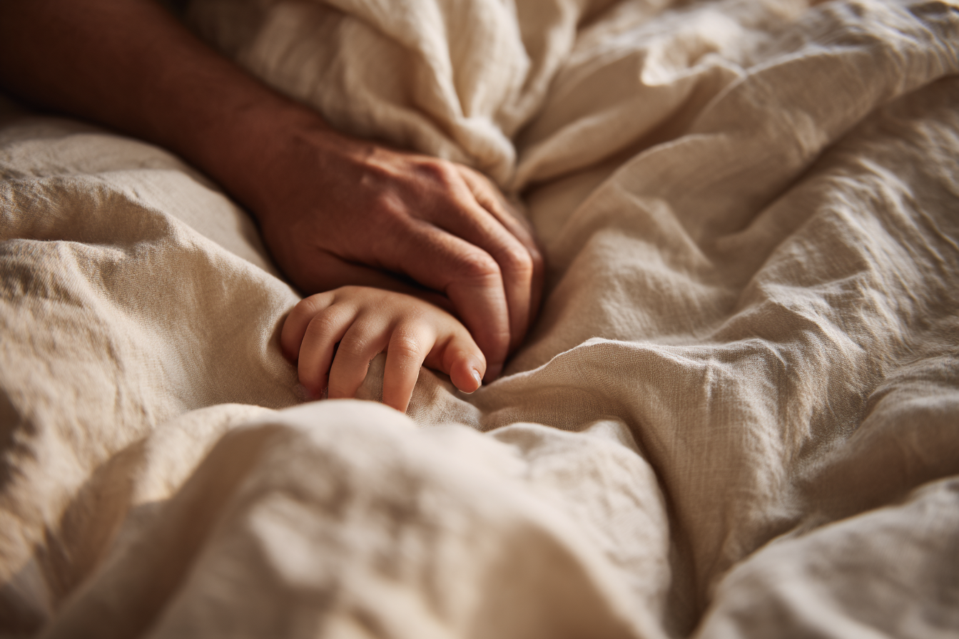 Toddler wake up connection moment